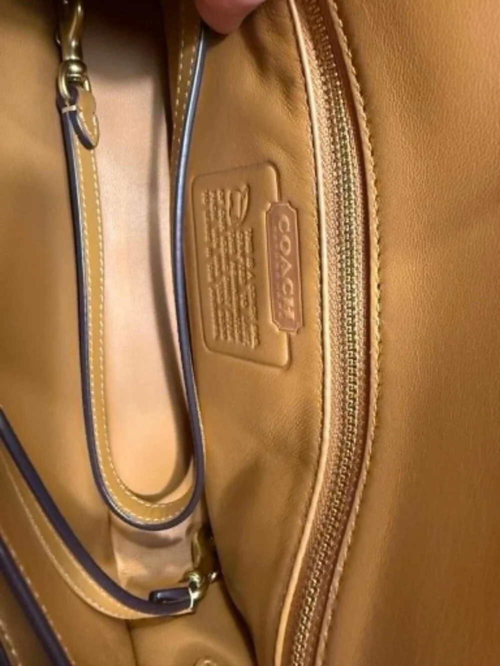 Coach Dinky Re-Edition Honey Brown - Like New